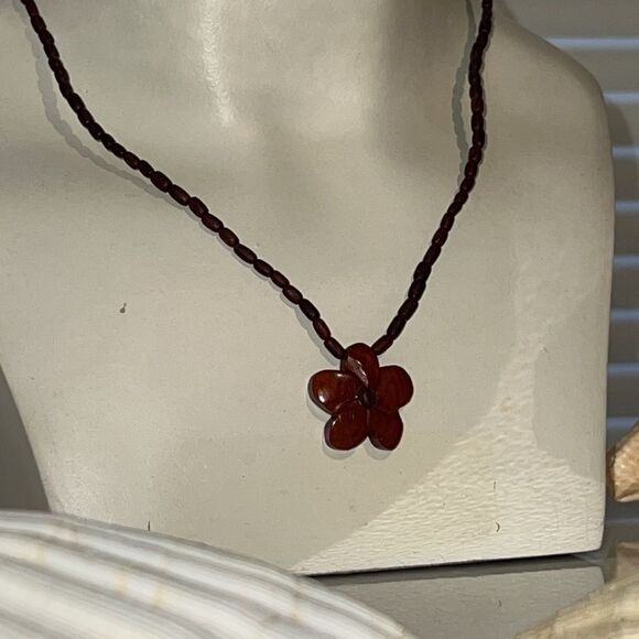 Bundle 3 for $15 Beach Style Wood Pendant Bead Necklace - Picture 4 of 10